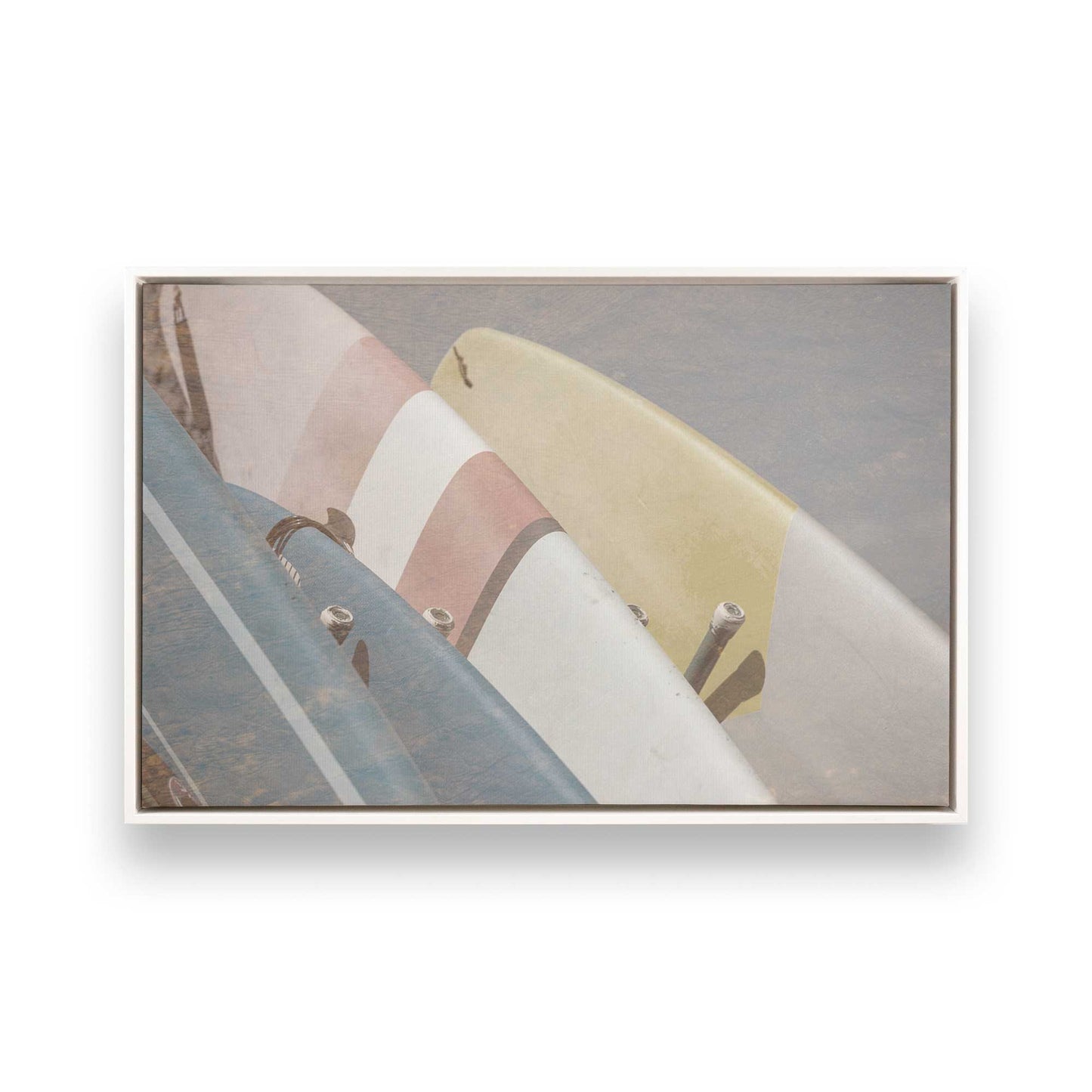 [Color:Opaque White], Picture of art in a White frame