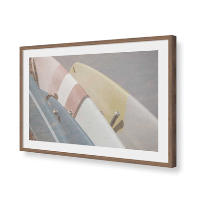 [Color:Walnut], Picture of art in a Walnut frame of the corner