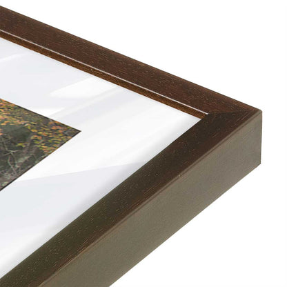 [Color:Belvinder Brown], Picture of art in a Belvinder Brown frame at an angle