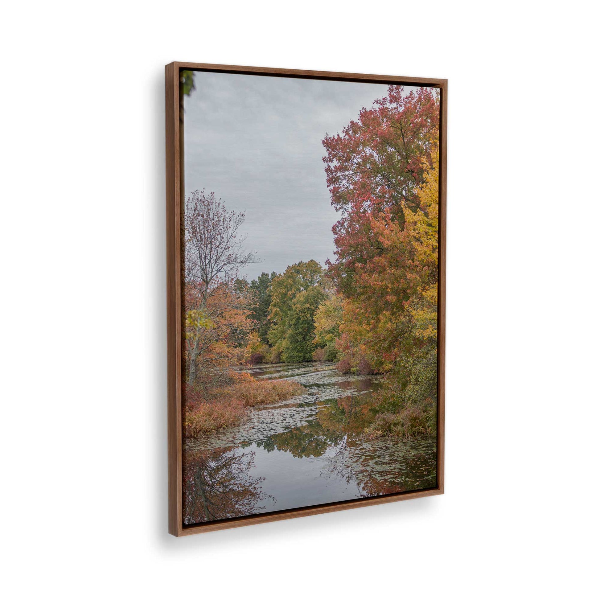 [Color:Walnut], Picture of the corner of the art