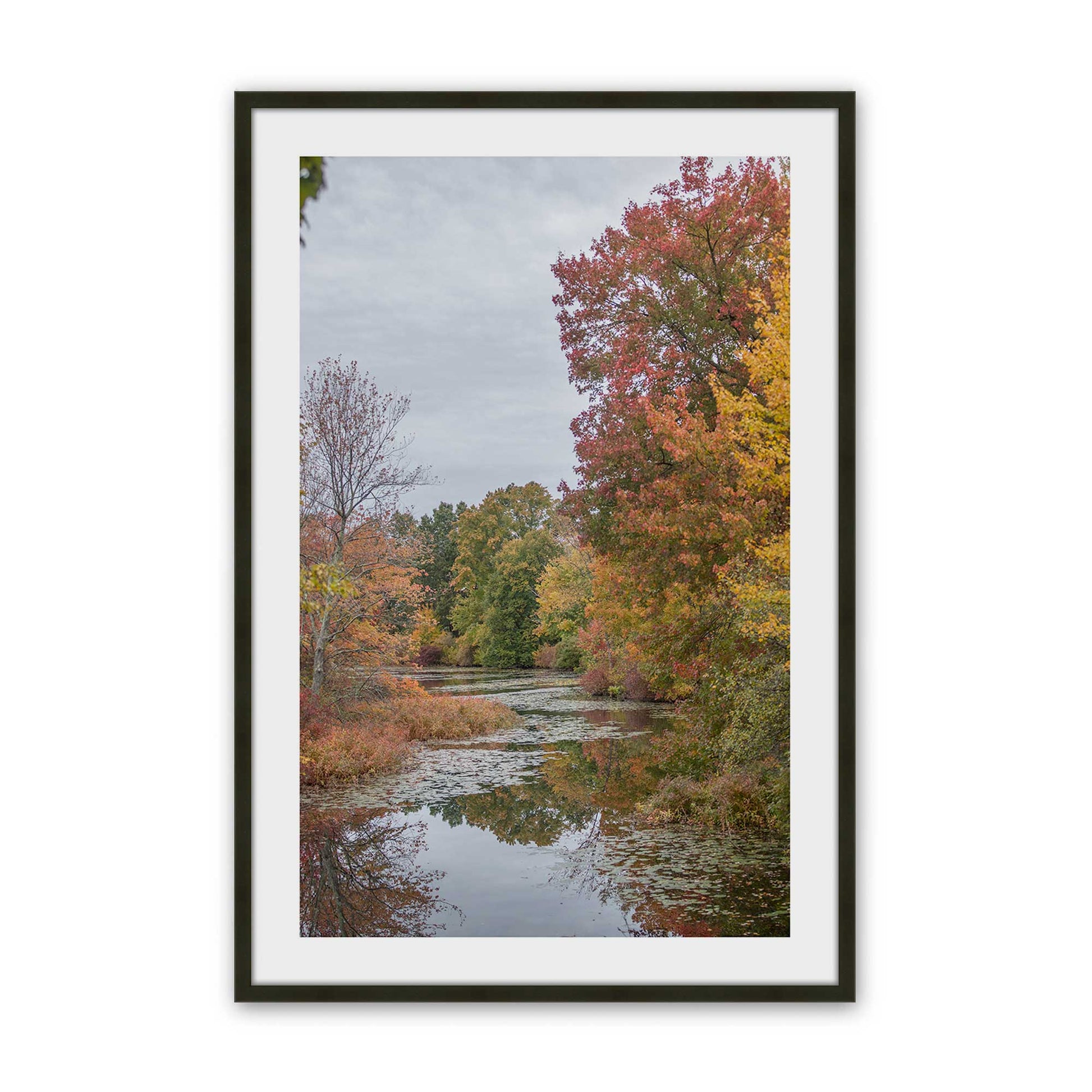 [Color:Satin Black], Picture of art in a Satin Black frame