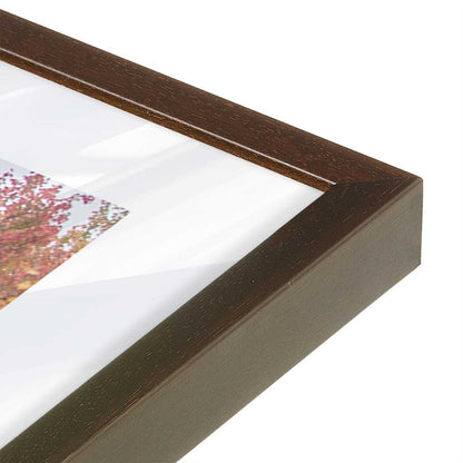 [Color:Belvinder Brown], Picture of art in a Belvinder Brown frame at an angle