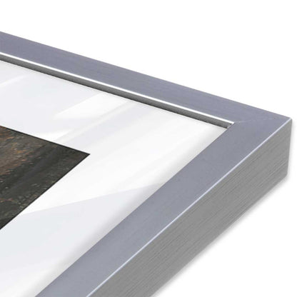 [Color:Polished Chrome], Picture of art in a Polished Chrome frame at an angle