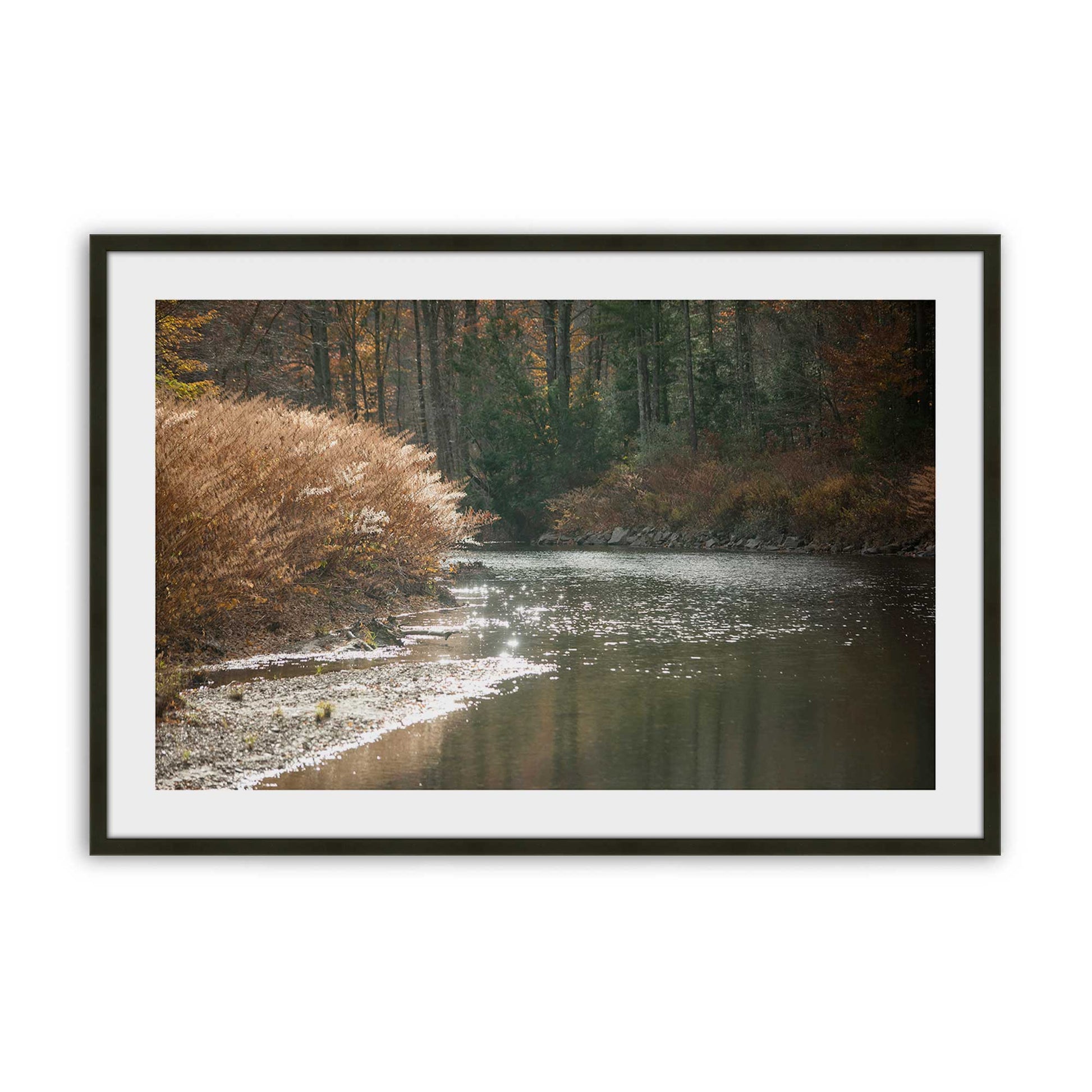 [Color:Satin Black], Picture of art in a Satin Black frame