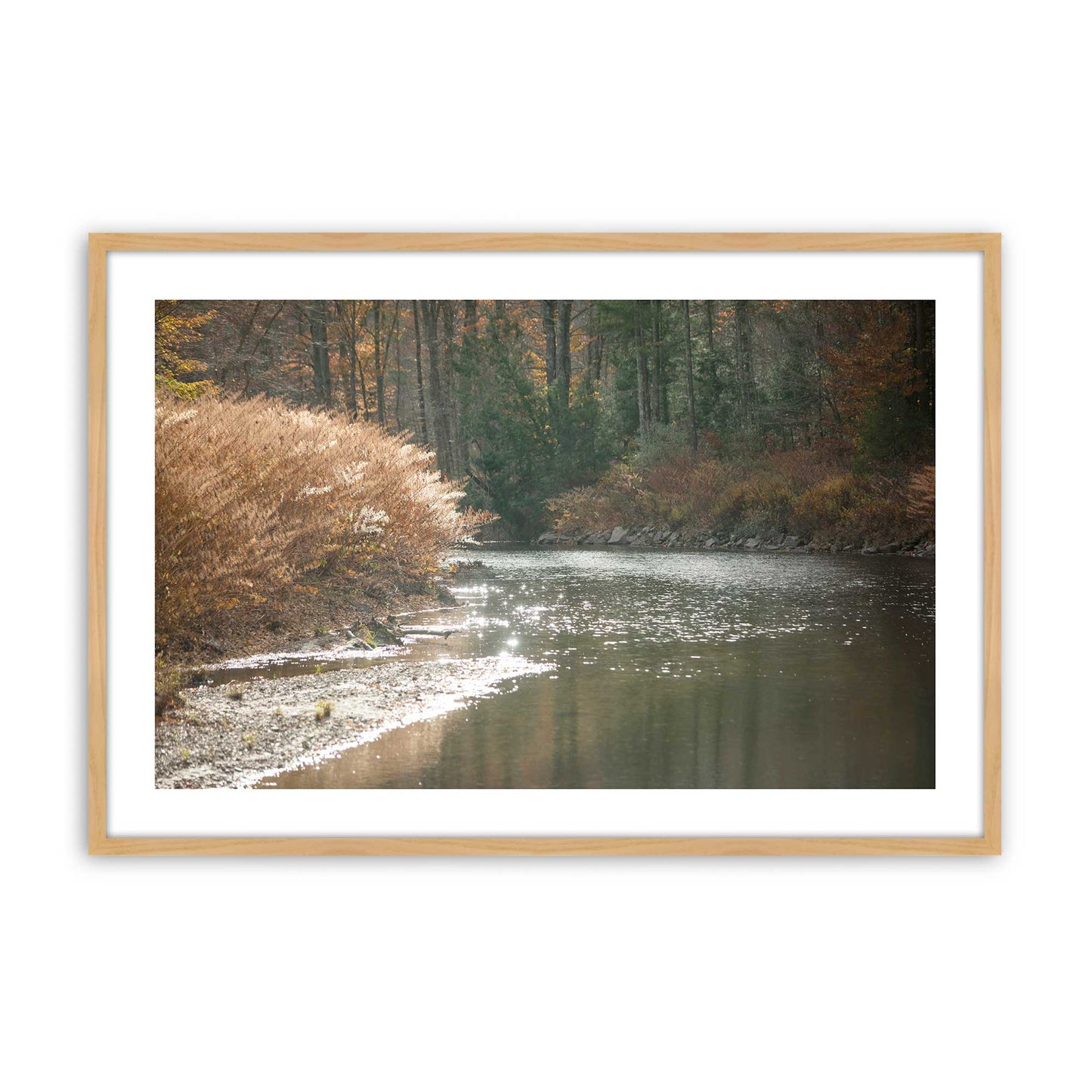 [Color:American Maple], Picture of art in a American Maple frame