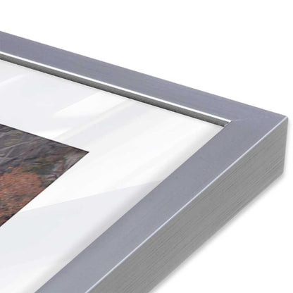 [Color:Polished Chrome], Picture of art in a Polished Chrome frame at an angle