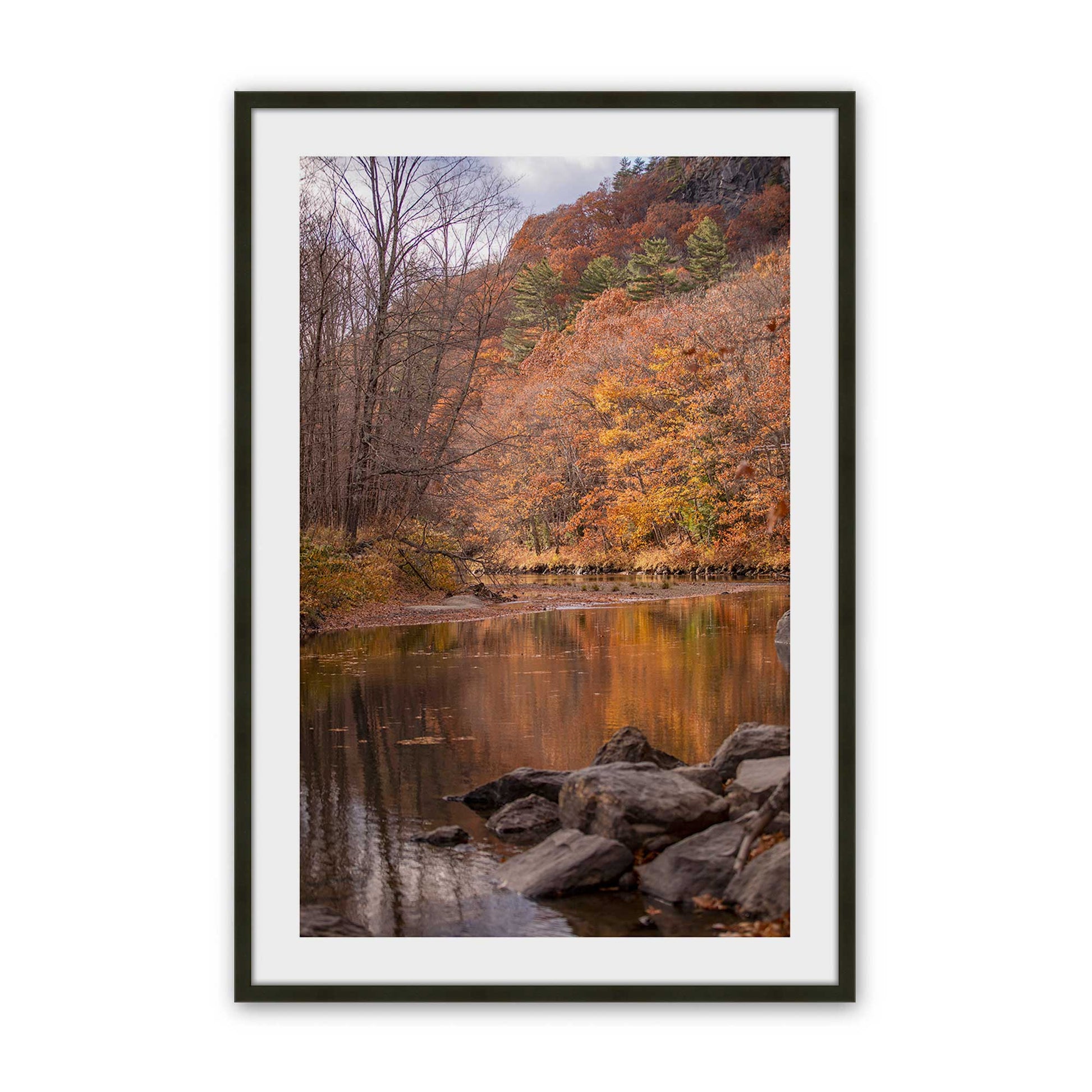 [Color:Satin Black], Picture of art in a Satin Black frame