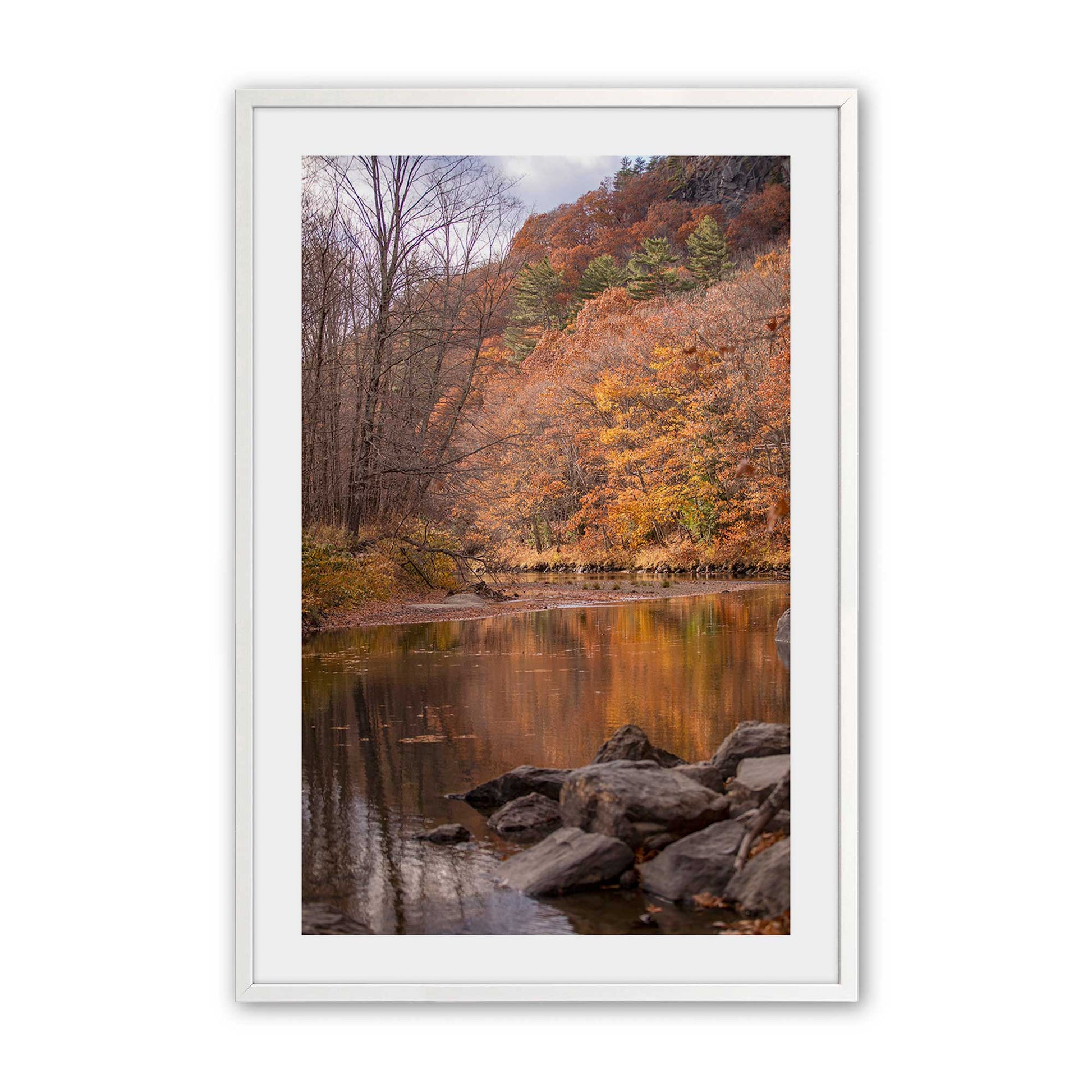 [Color:Opaque White], Picture of art in a Opaque White frame