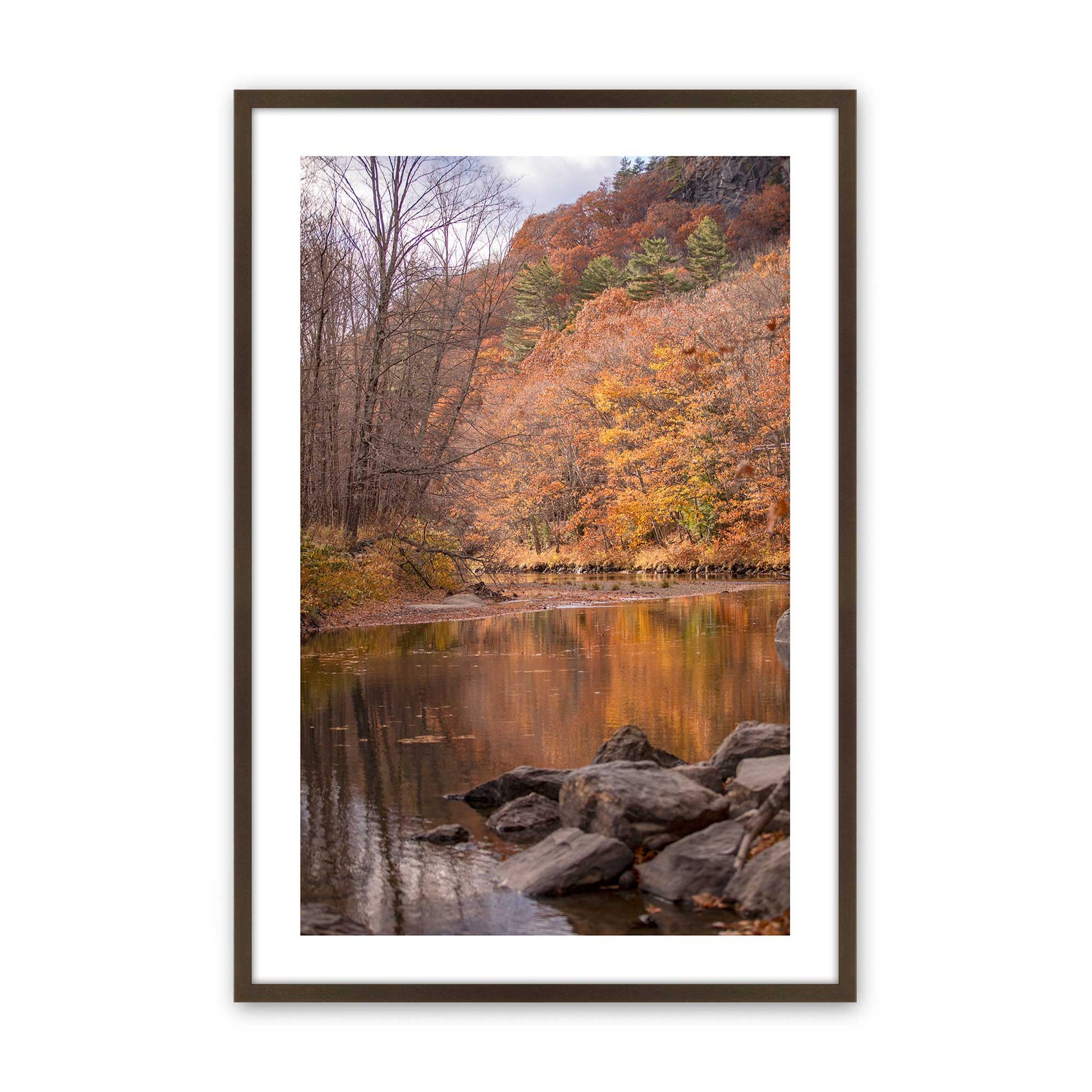 [Color:Brown], Picture of art in a Brown frame