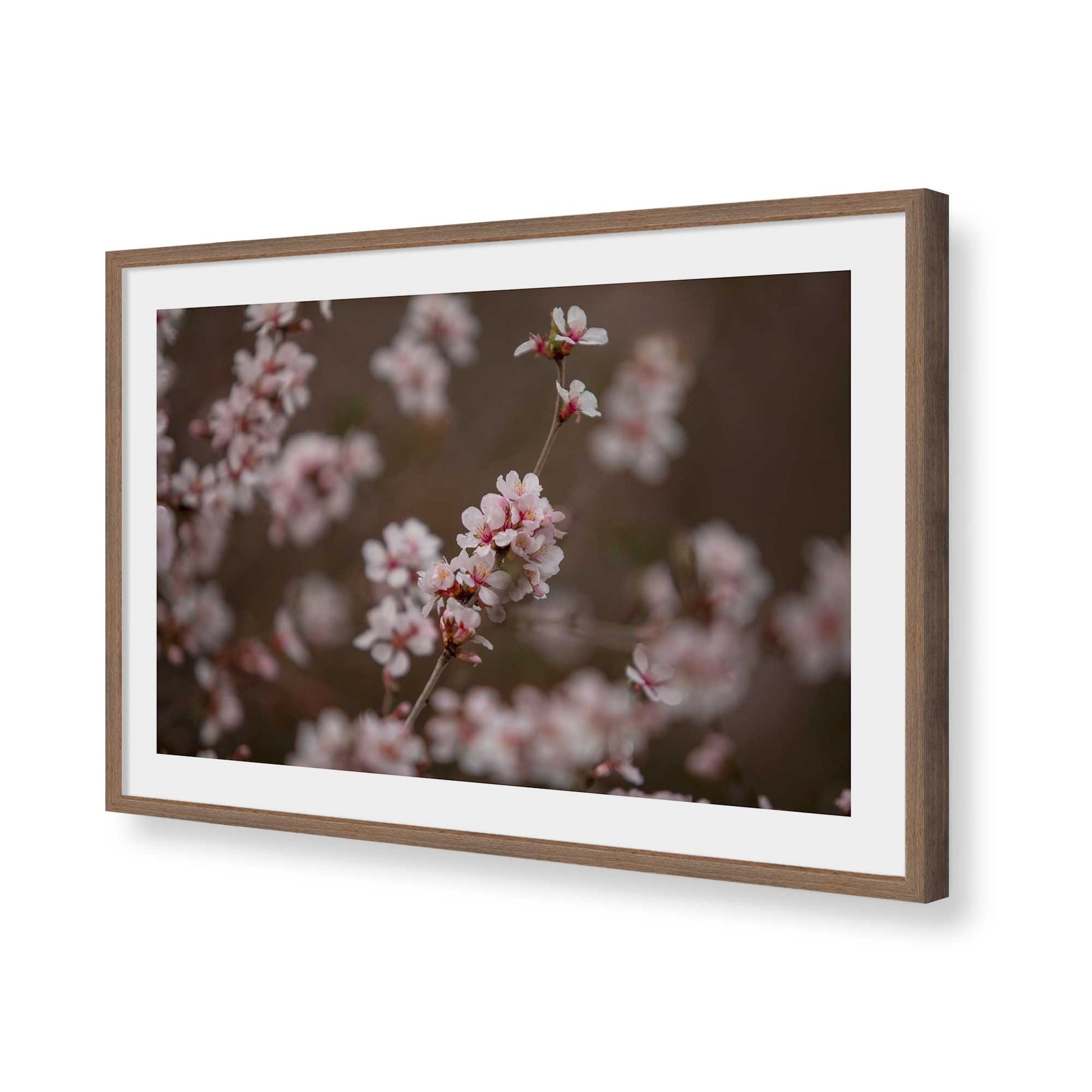 [Color:Walnut], Picture of art in a Walnut frame of the corner