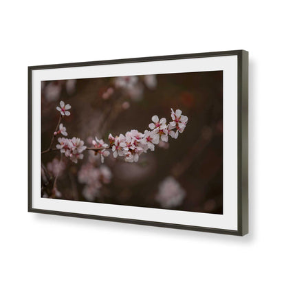[Color:Satin Black], Picture of art in a Satin Black frame of the corner