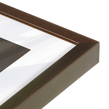[Color:Belvinder Brown], Picture of art in a Belvinder Brown frame at an angle