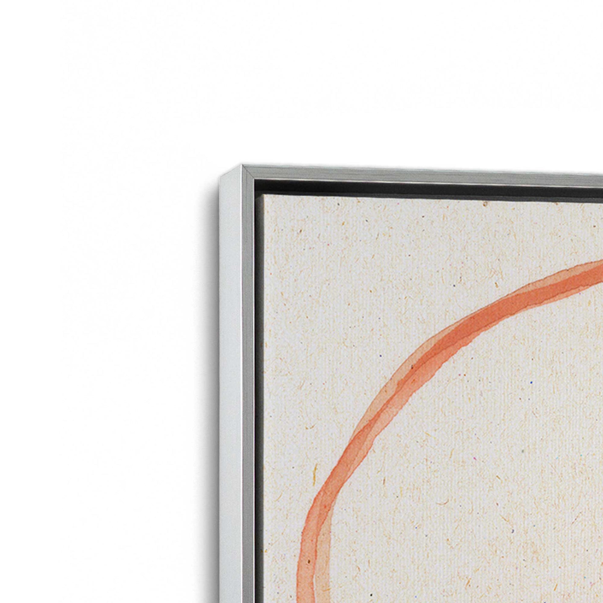 [Color:Polished Chrome], Picture of art in a Polished Chrome frame at an angle