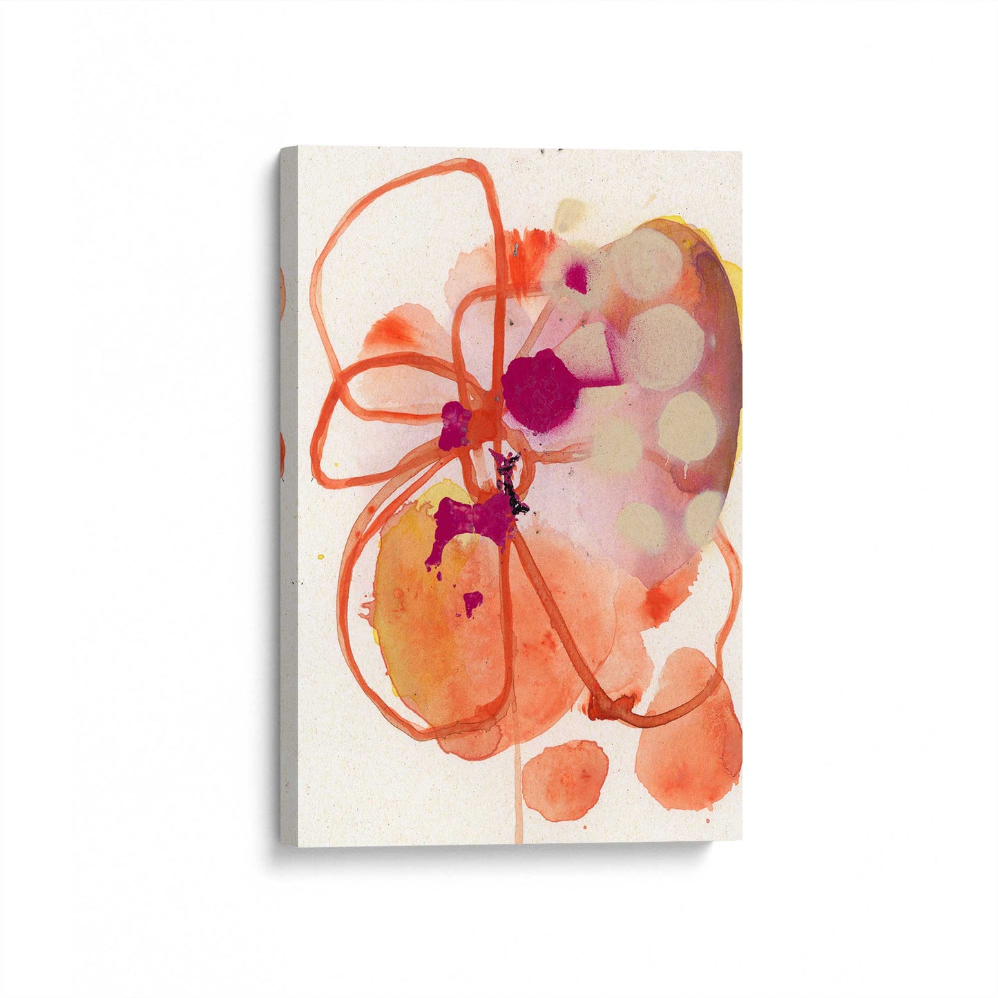 [Color:Stretched Canvas], Picture of art at an angle