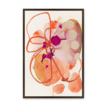 [Color:Brown], Picture of art in a Brown frame