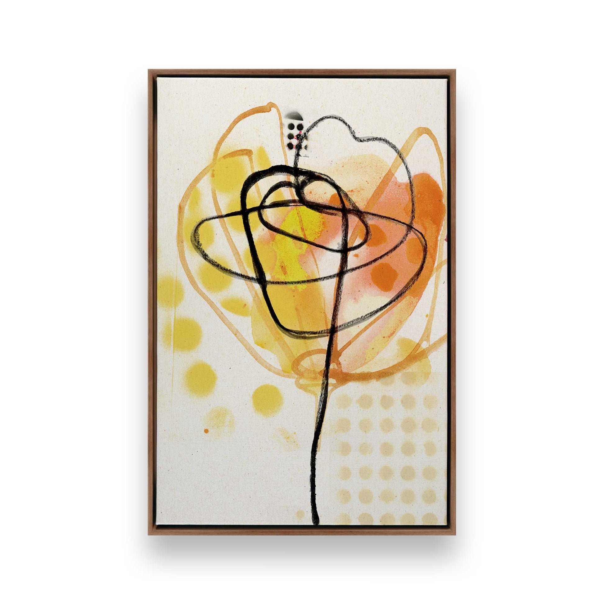 [Color:Walnut], Picture of art in a Walnut frame