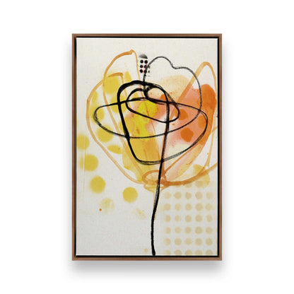 [Color:Walnut], Picture of art in a Walnut frame