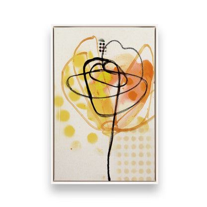[Color:Opaque White], Picture of art in a White frame