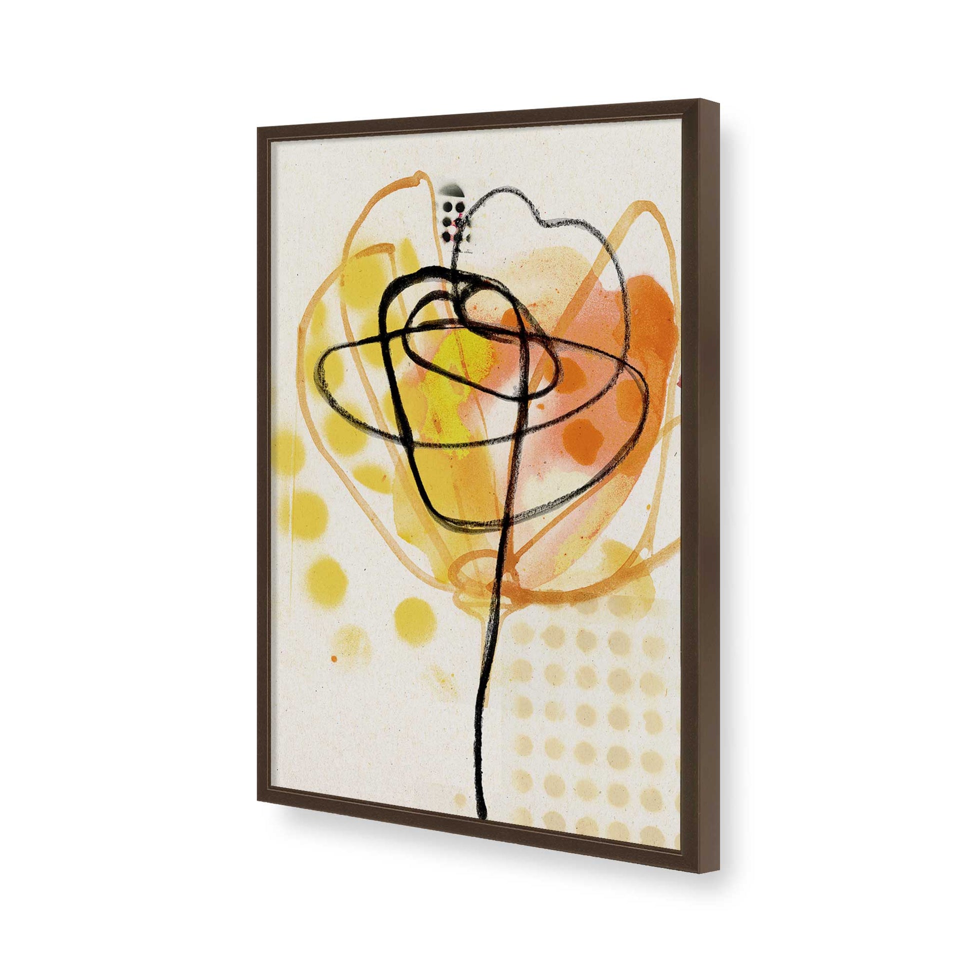 [Color:Belvinder Brown], Picture of art in a Belvinder Brown frame of the corner
