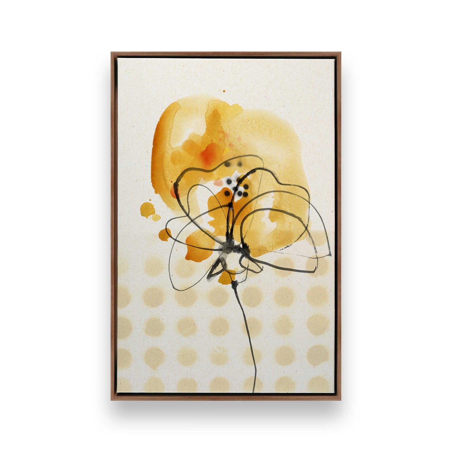 [Color:Walnut], Picture of art in a Walnut frame