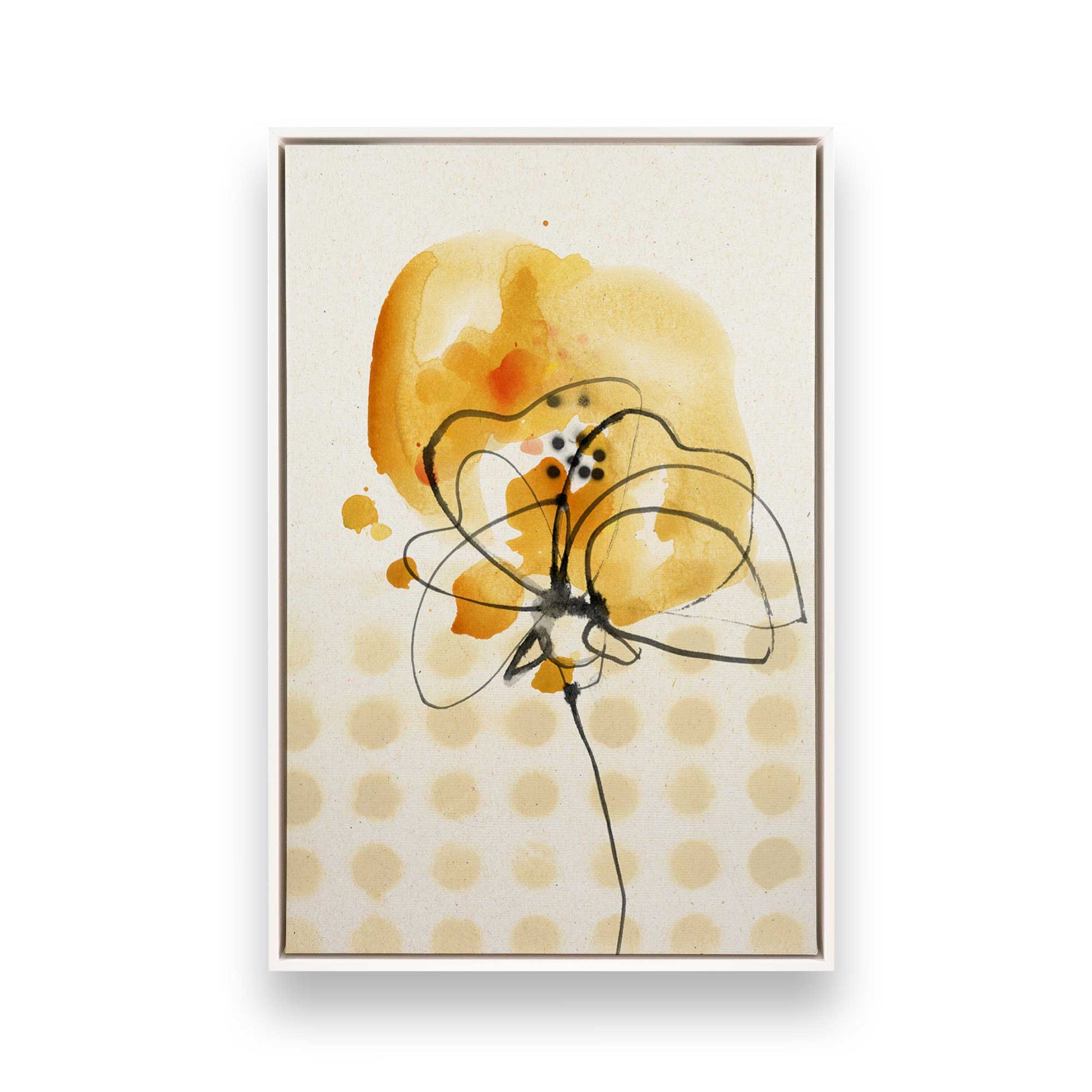 [Color:Opaque White], Picture of art in a White frame
