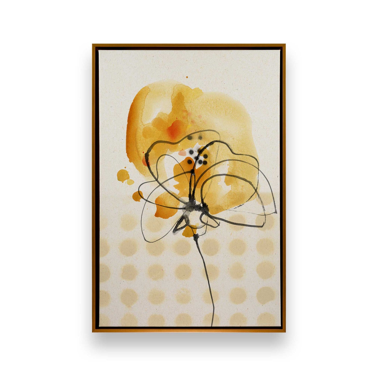 [Color:Polished Gold], Picture of art in a Polished Gold frame