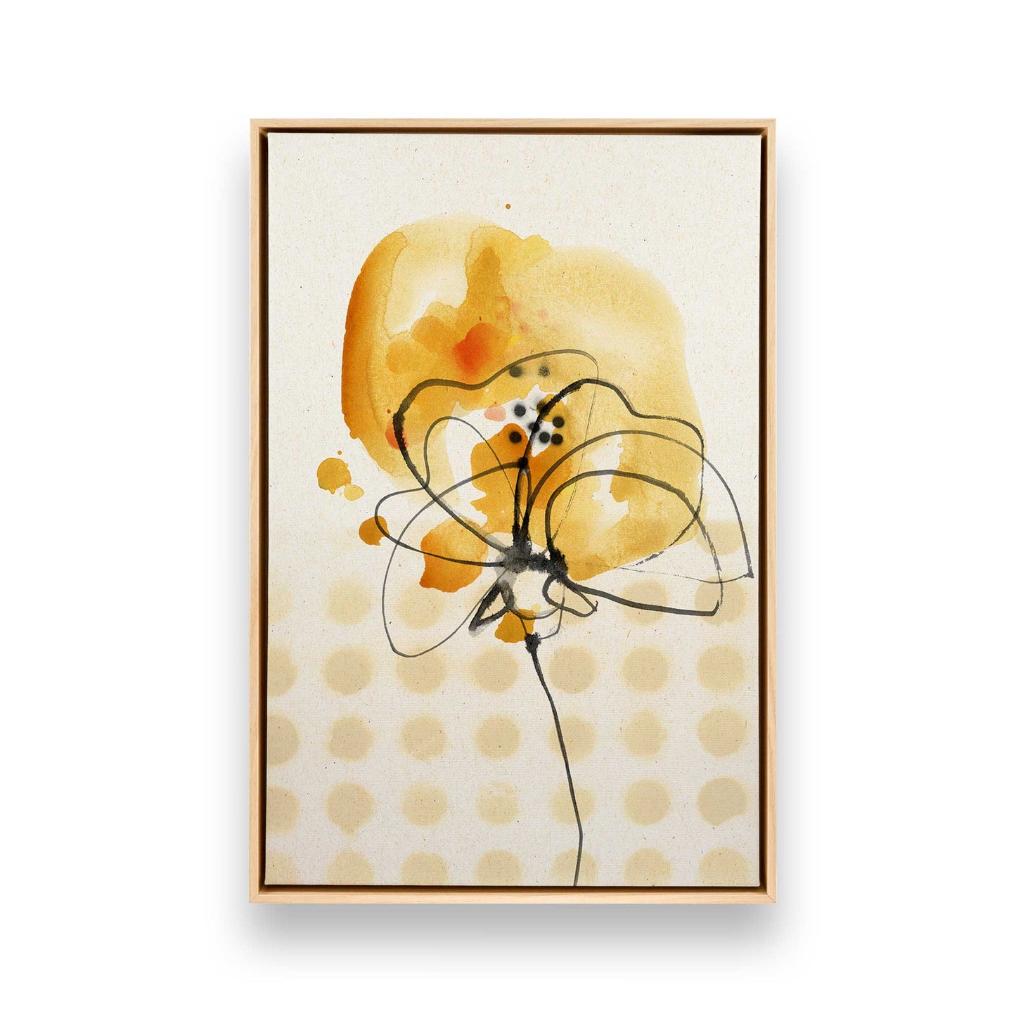 [Color:American Maple], Picture of art in a American Maple frame