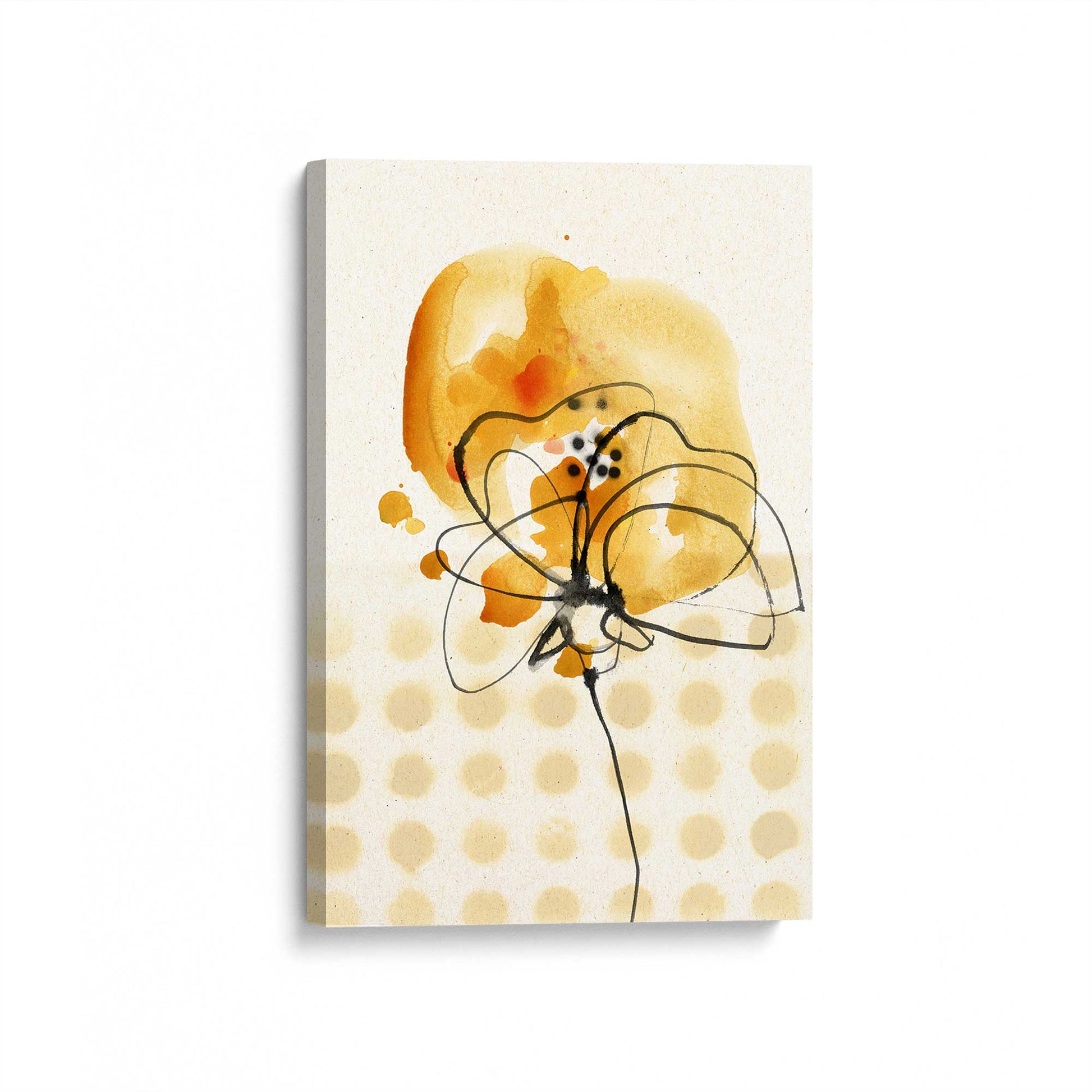 [Color:Stretched Canvas], Picture of art at an angle