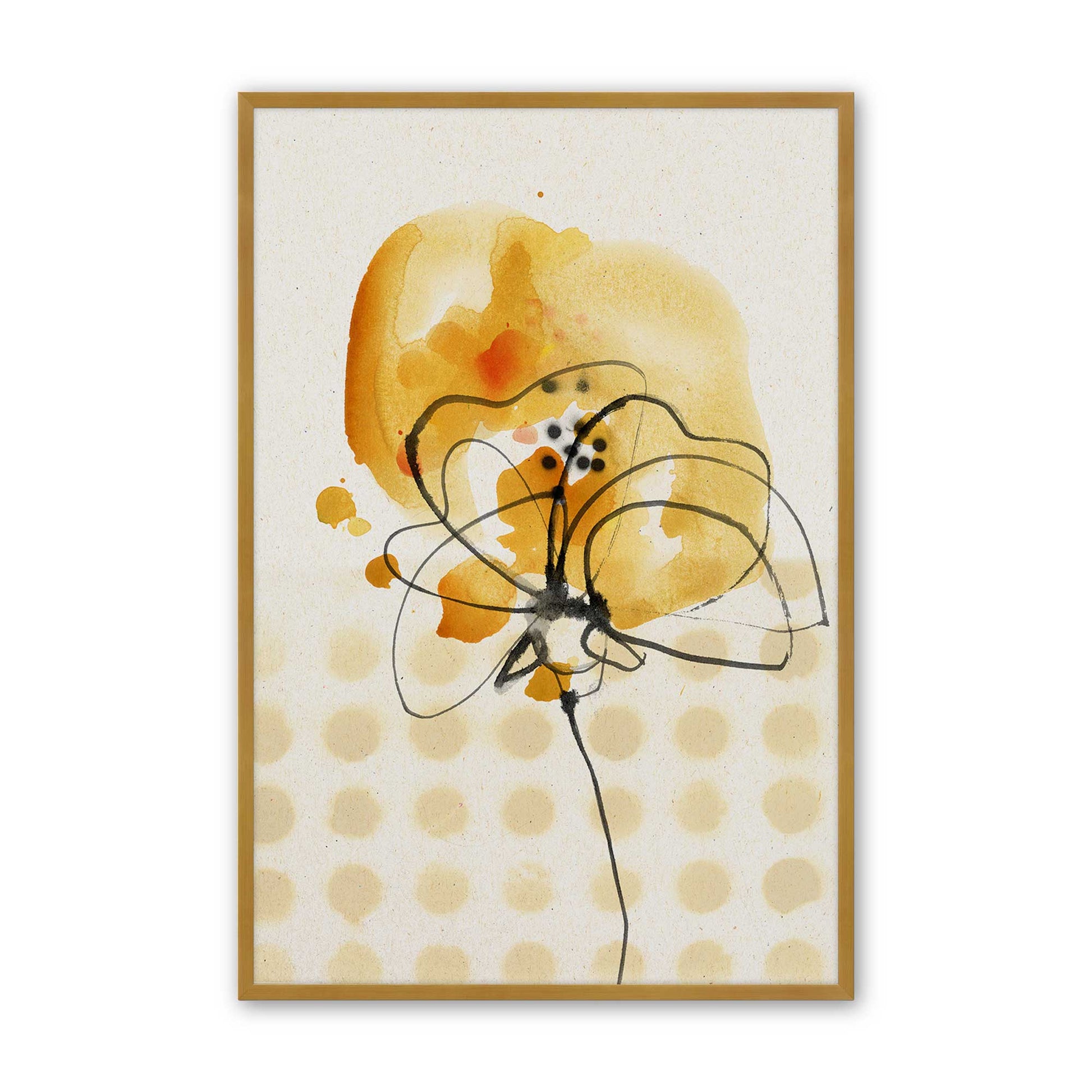 [Color:Polished Gold], Picture of art in a Polished Gold frame