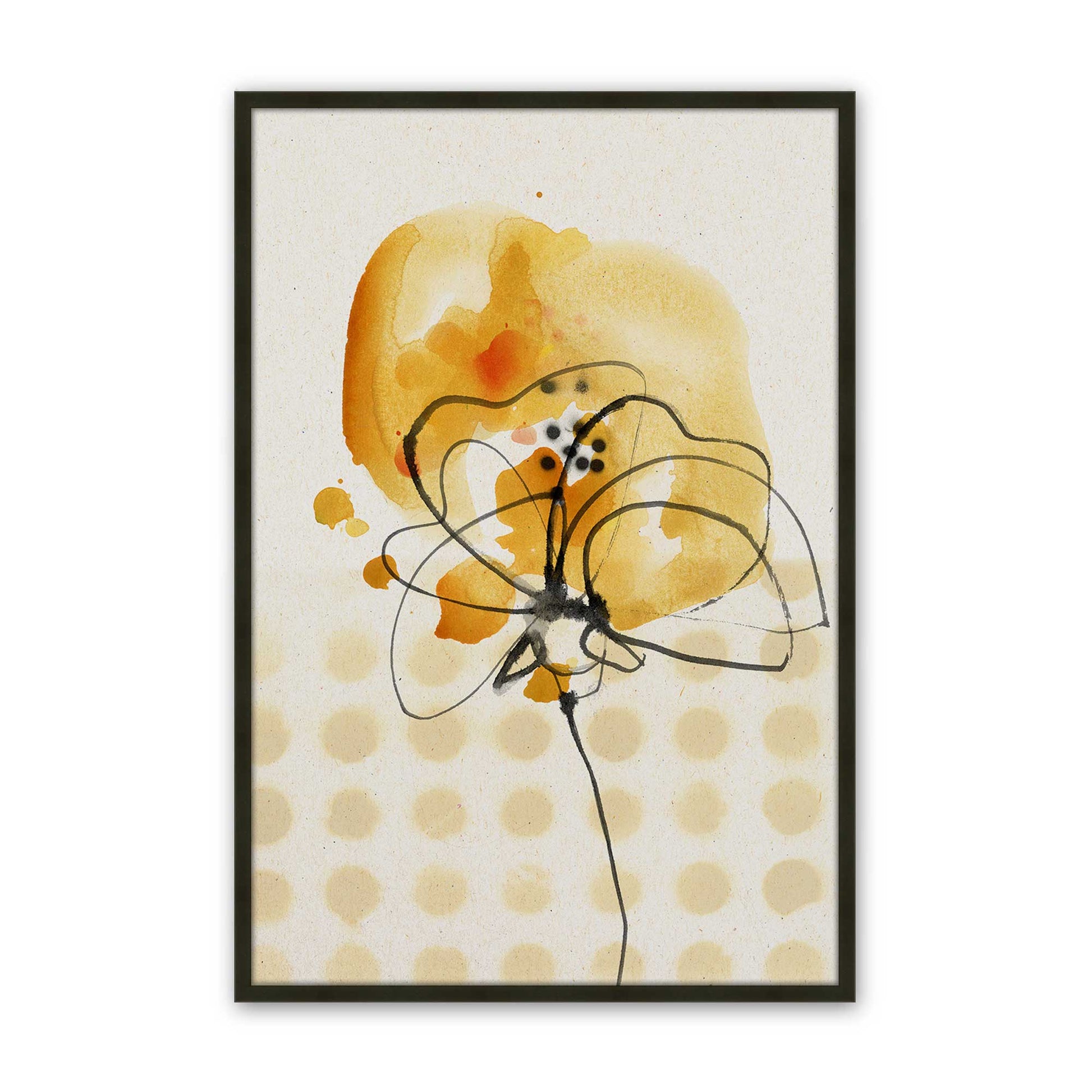 [Color:Satin Black], Picture of art in a Satin Black frame