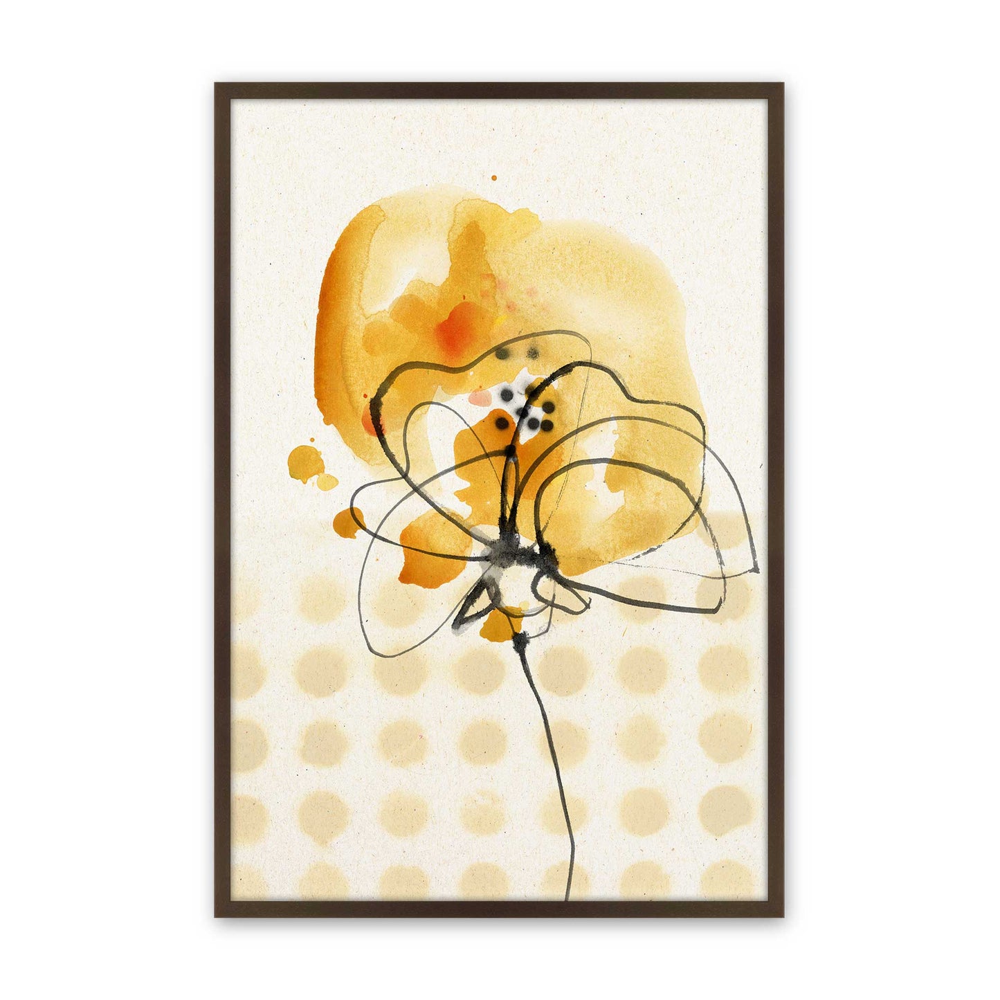 [Color:Belvinder Brown], Picture of art in a Belvinder Brown frame