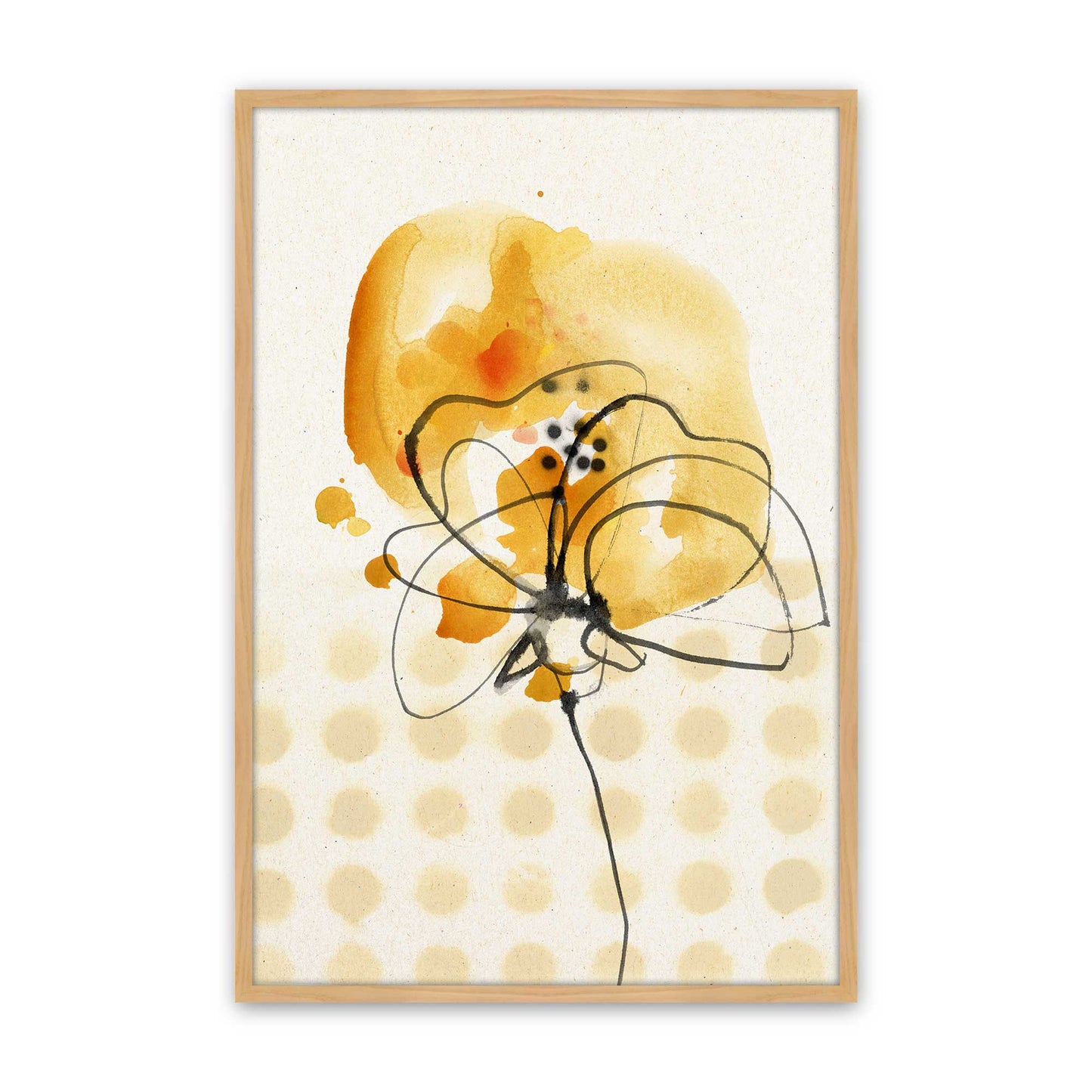 [Color:American Maple], Picture of art in a American Maple frame