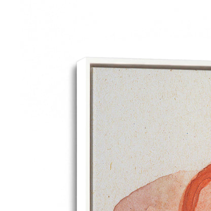 [Color:Opaque White], Picture of art in a White frame at an angle