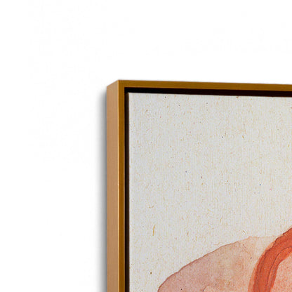 [Color:Polished Gold], Picture of art in a Polished Gold frame at an angle