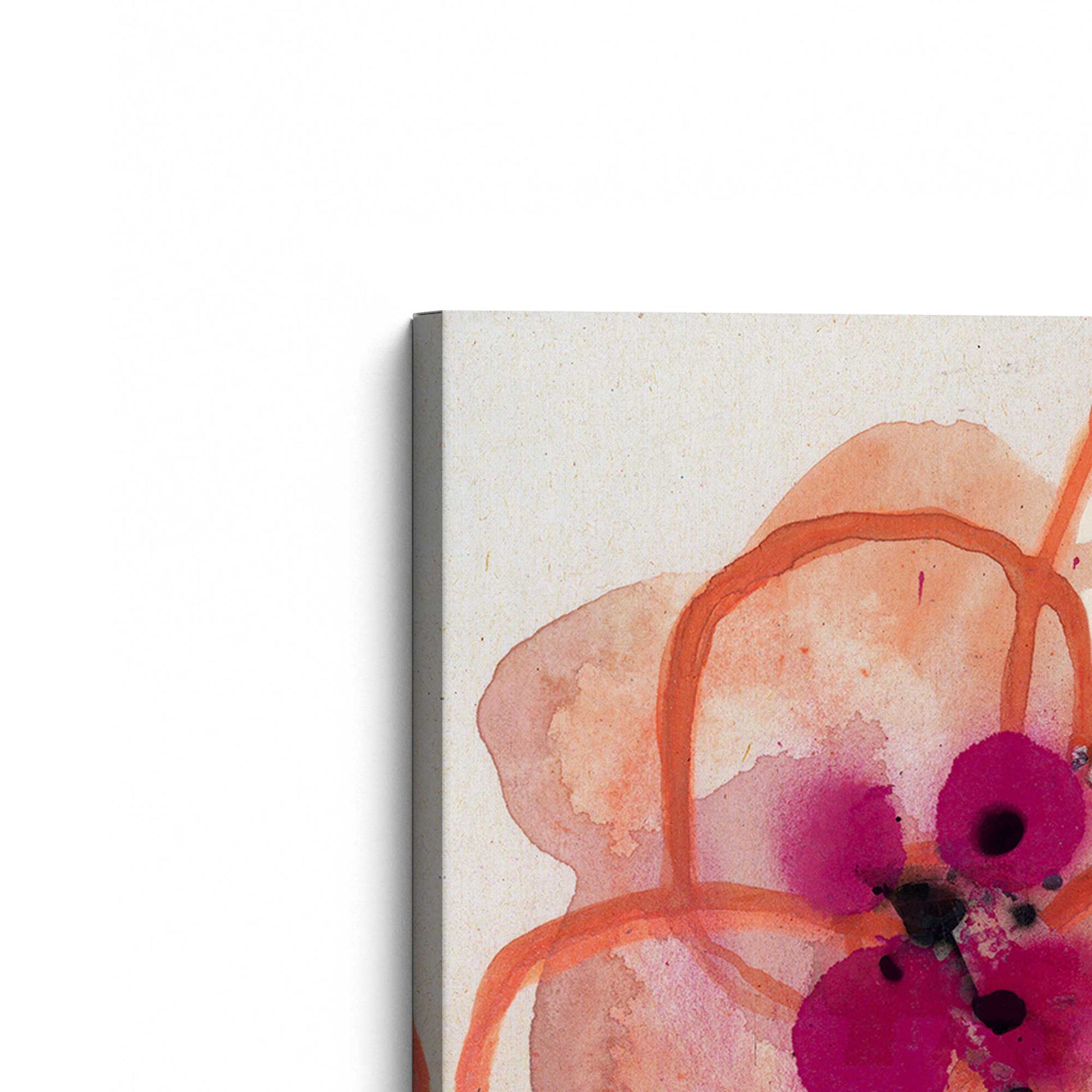 [Color:Stretched Canvas], Picture of the corner of the art