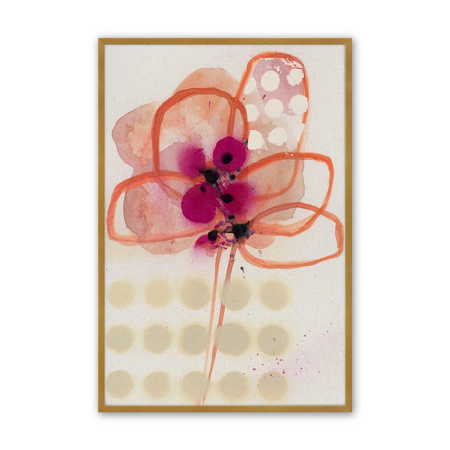 [Color:Polished Gold], Picture of art in a Polished Gold frame