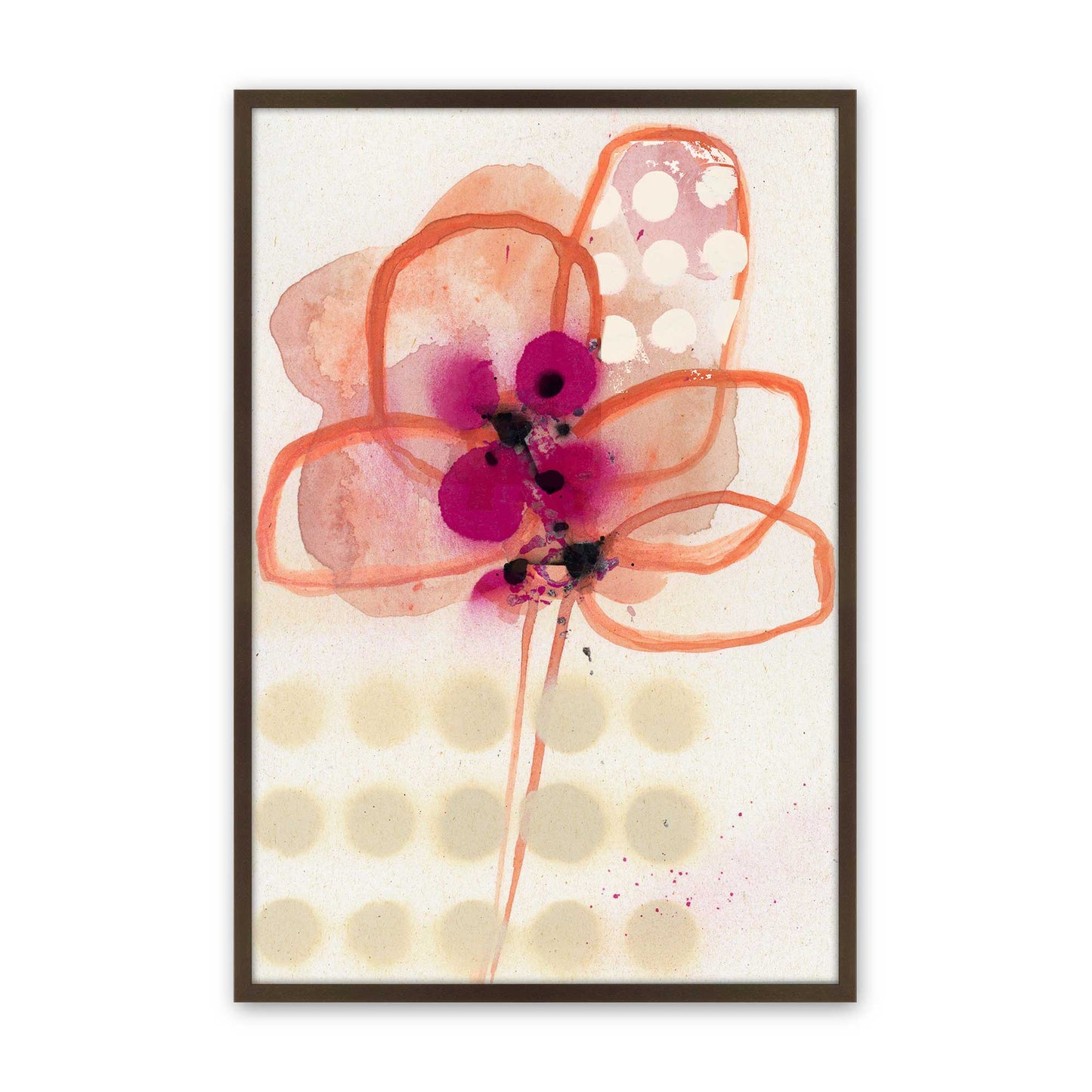 [Color:Belvinder Brown], Picture of art in a Belvinder Brown frame