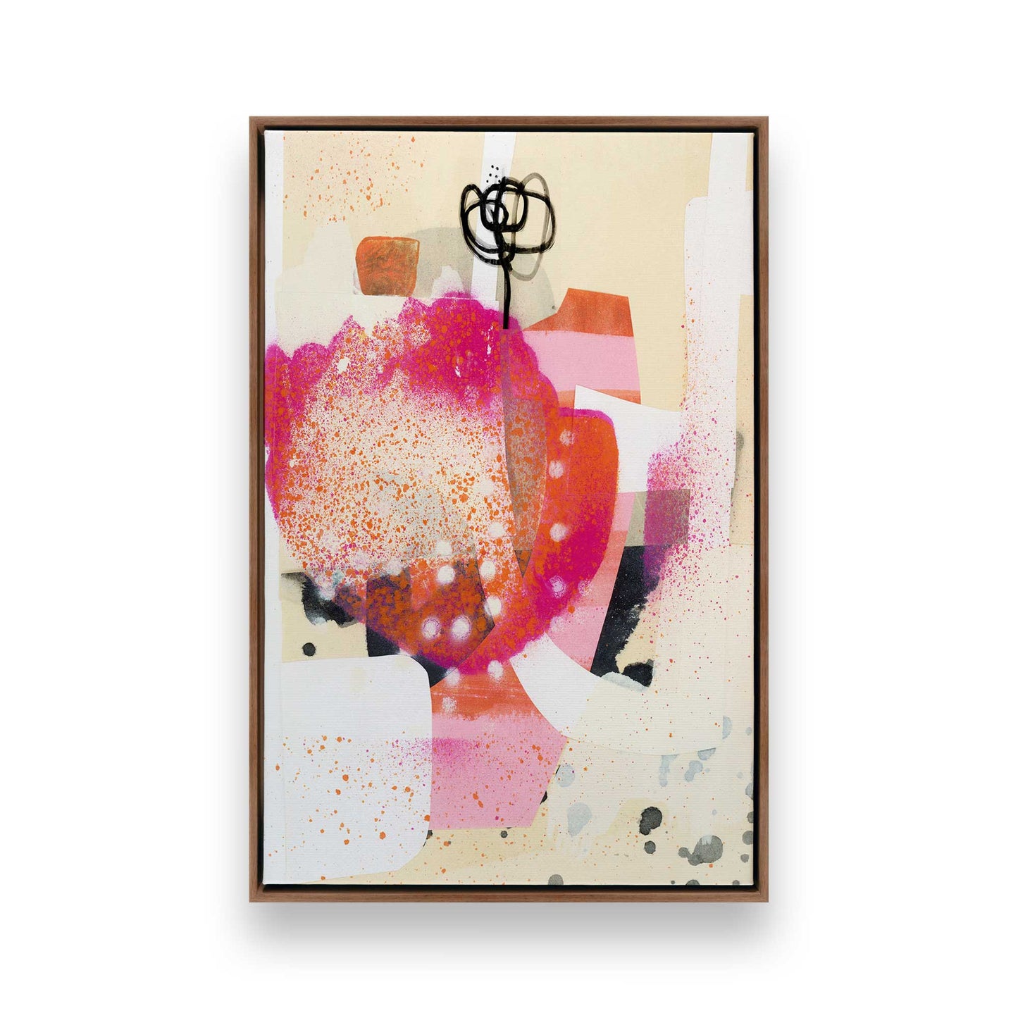 [Color:Walnut], Picture of art in a Walnut frame