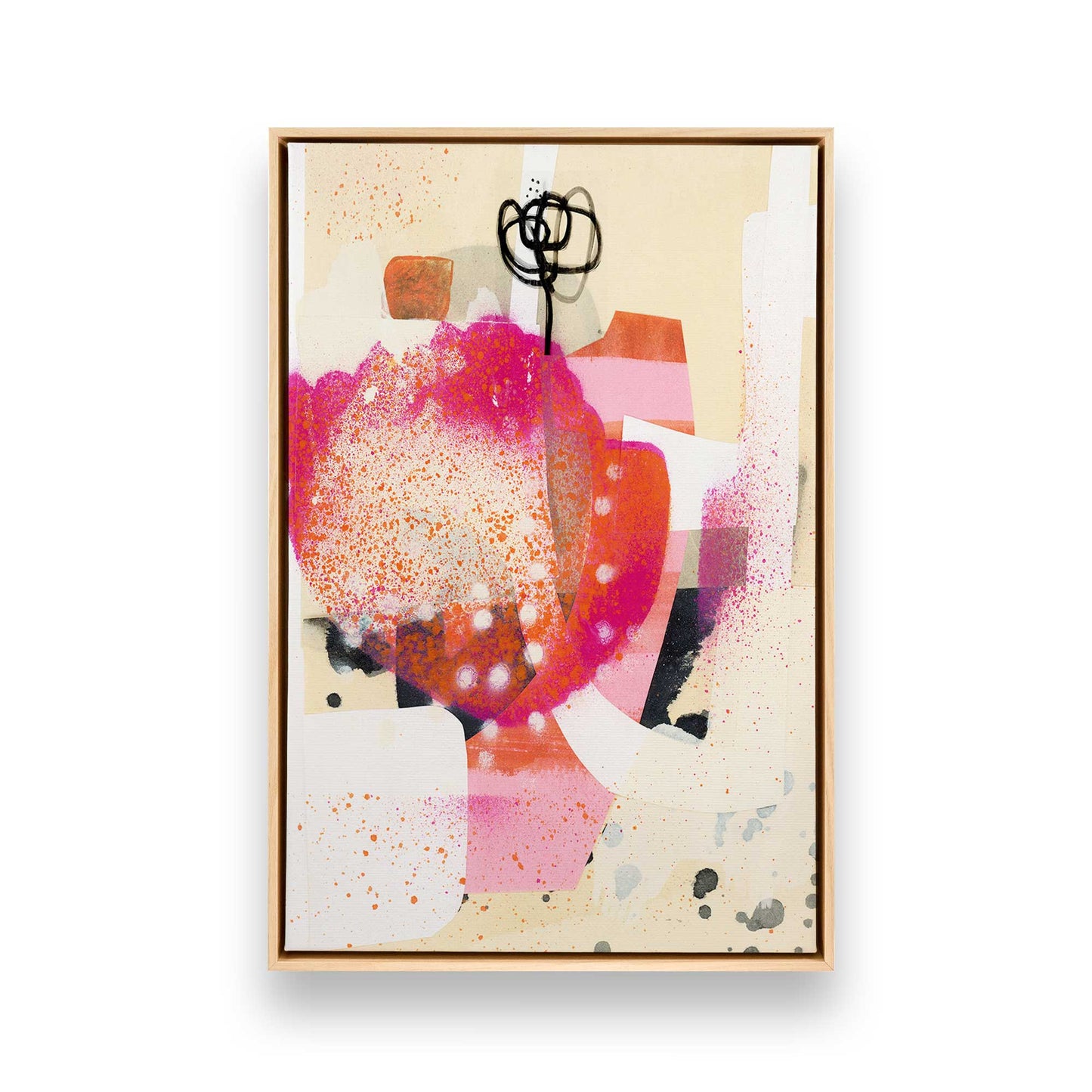 [Color:American Maple], Picture of art in a American Maple frame