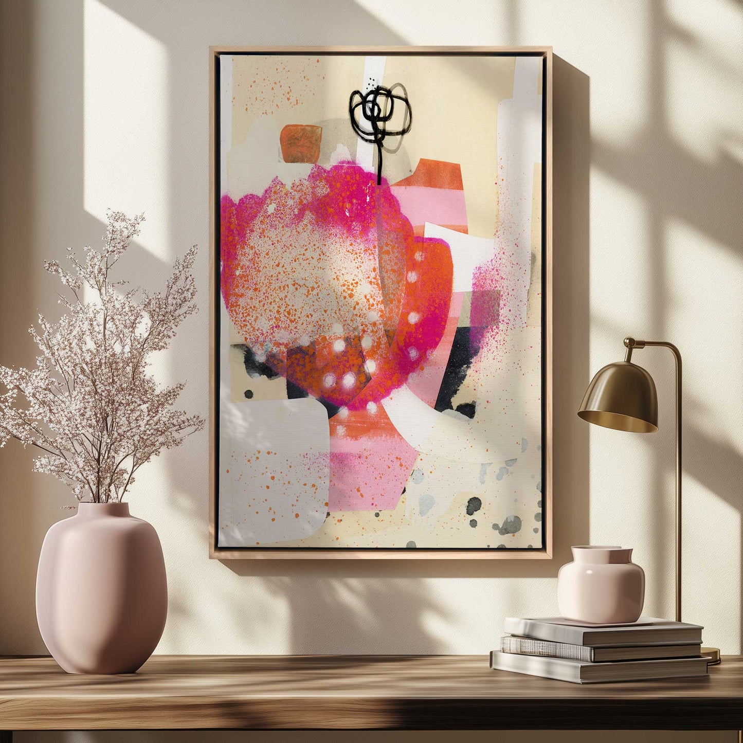 Picture of art in a room