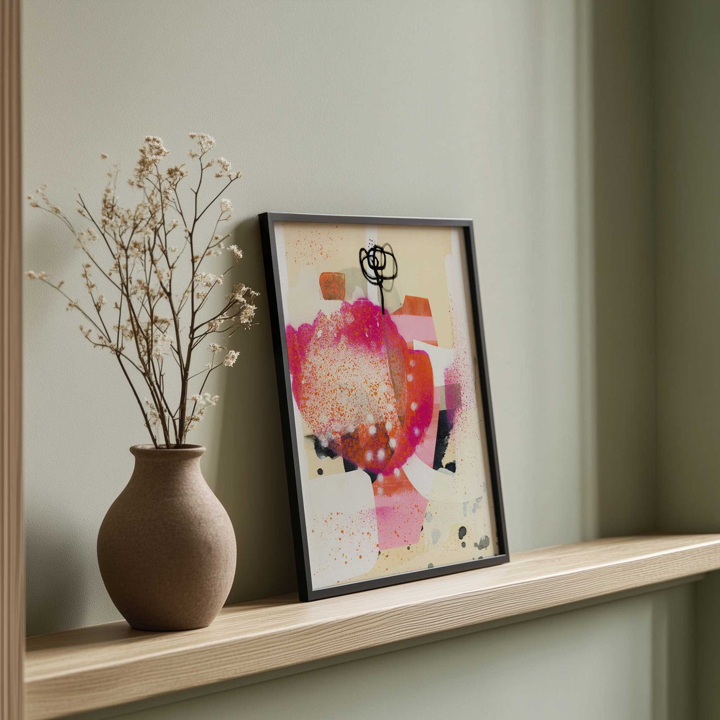 Picture of art in a room