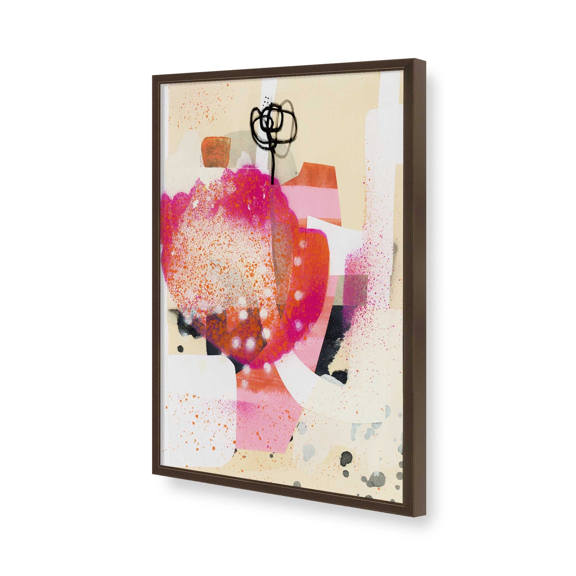 [Color:Belvinder Brown], Picture of art in a Belvinder Brown frame of the corner