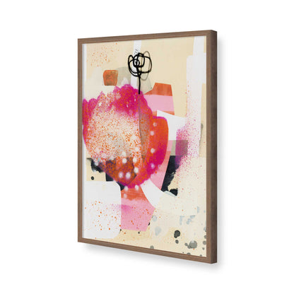 [Color:Walnut], Picture of art in a Walnut frame of the corner