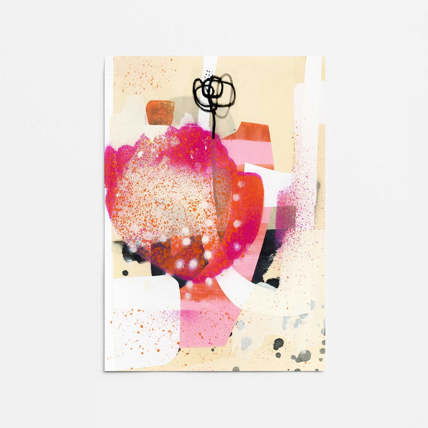 [Color:Rolled Print], Picture of close up of art