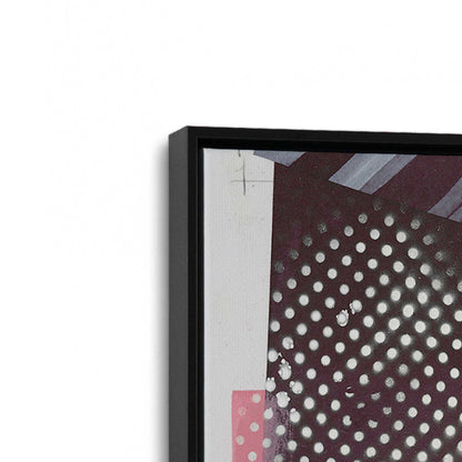 [Color:Satin Black], Picture of art in a Satin Black frame at an angle