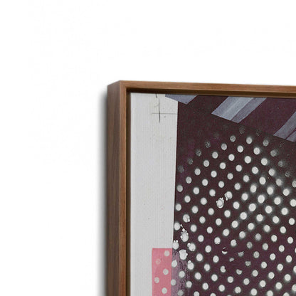 [Color:Walnut], Picture of art in a Walnut frame at an angle