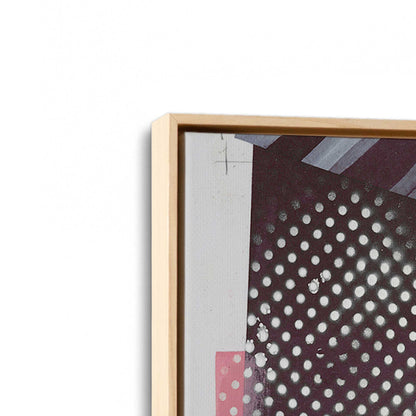 [Color:American Maple], Picture of art in a American Maple frame at an angle