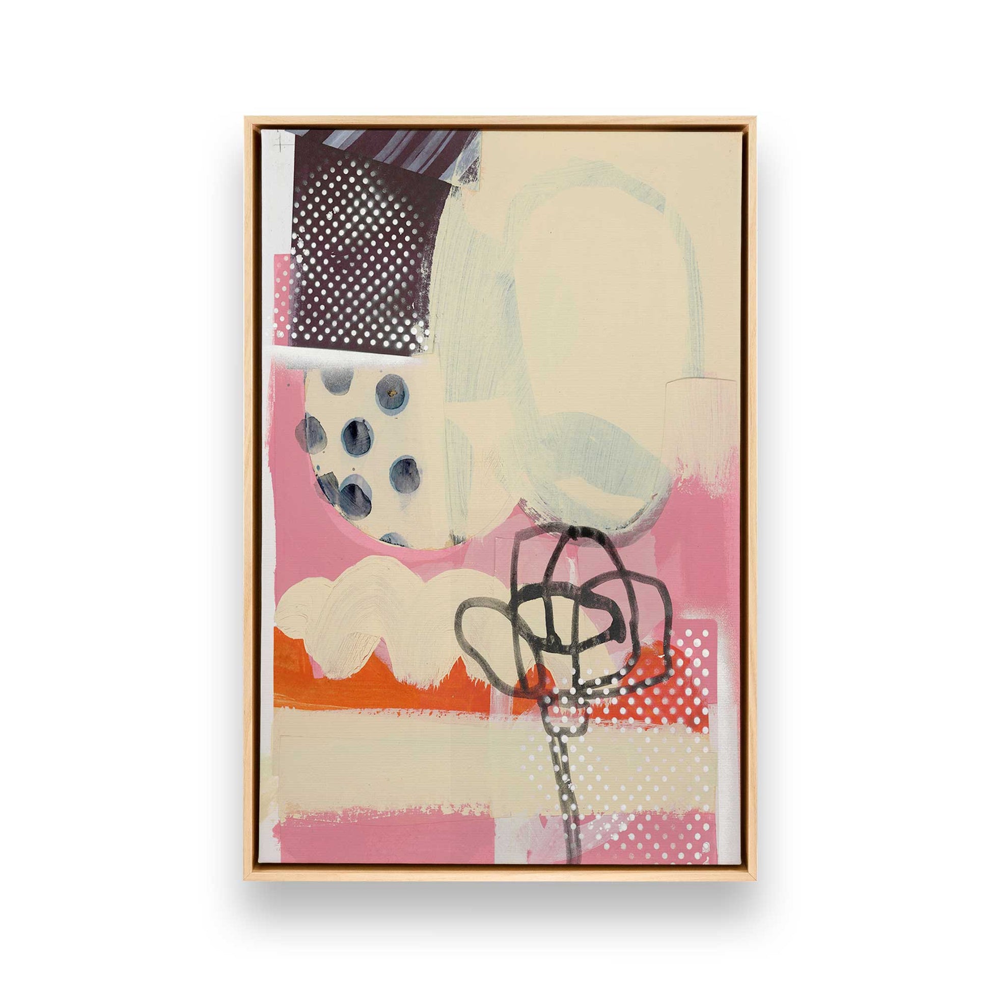 [Color:American Maple], Picture of art in a American Maple frame