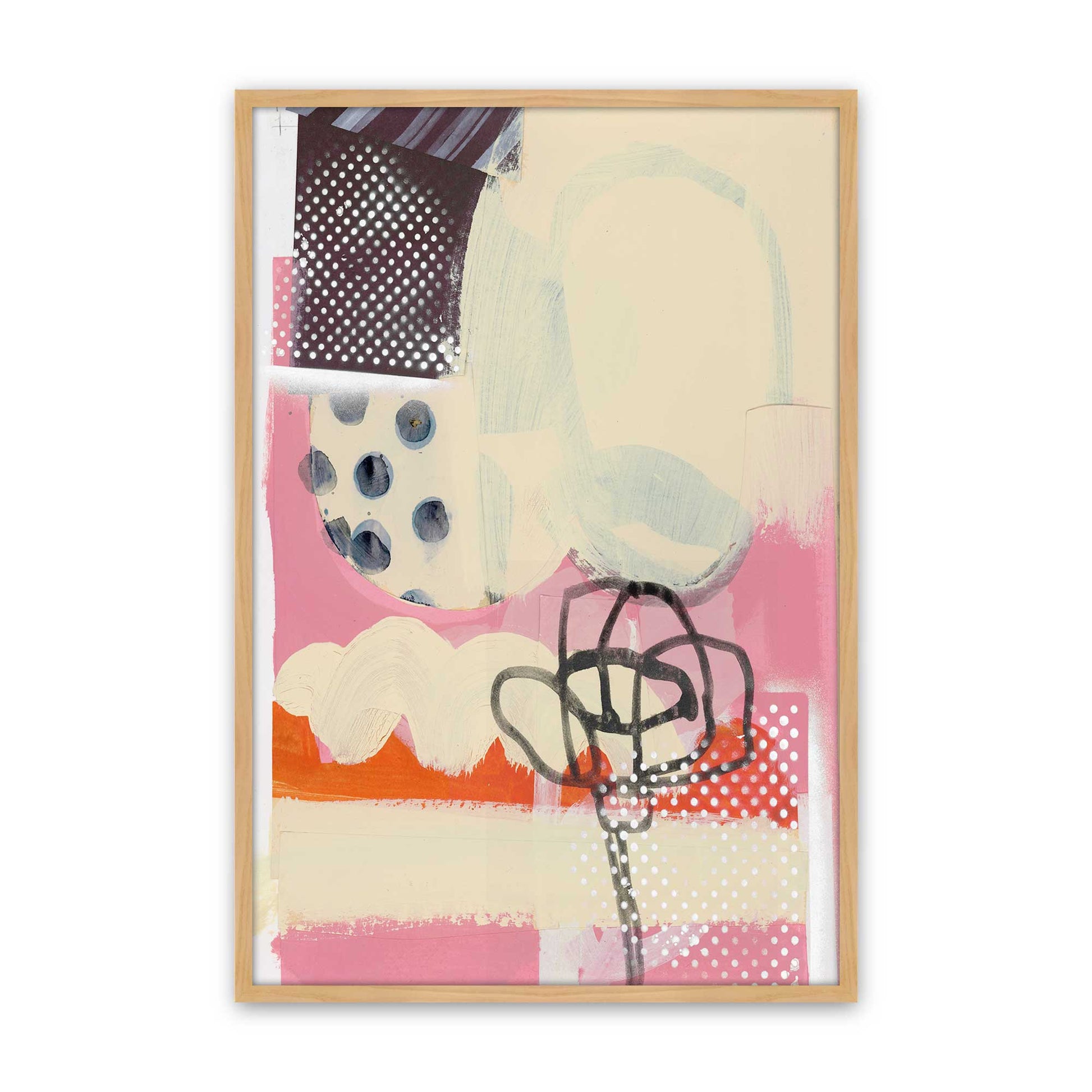 [Color:American Maple], Picture of art in a American Maple frame