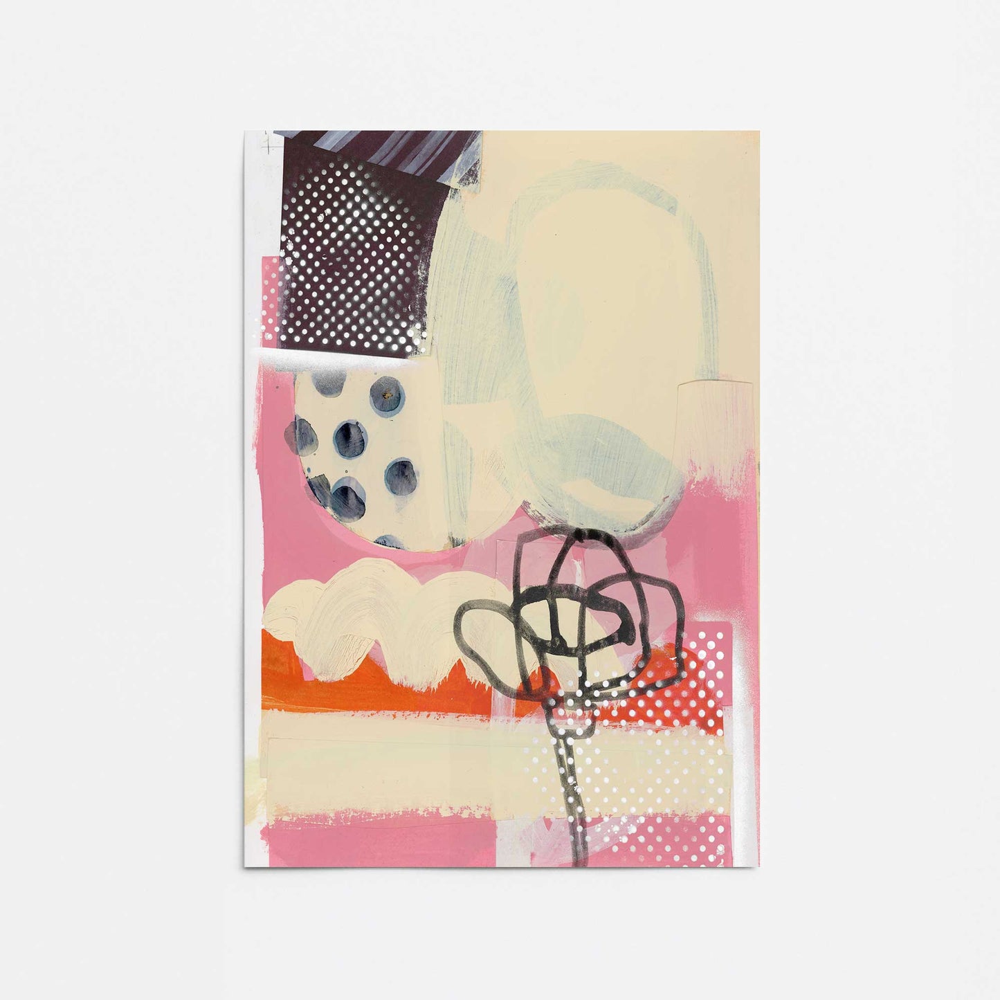 [Color:Rolled Print], Picture of close up of art
